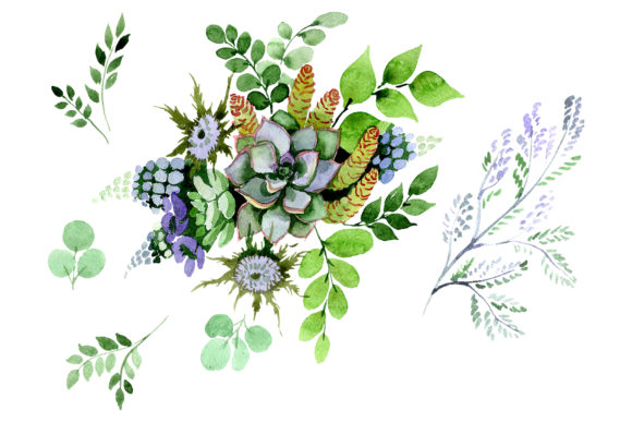 A Bouquet of Love Flies Watercolor Review