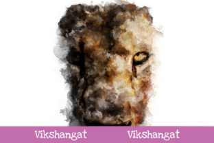 Lion King Watercolor Art & Illustrations
