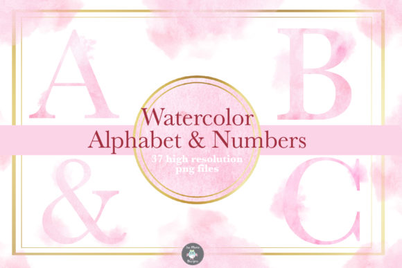 Pink Watercolor Alphabet Clipart Review