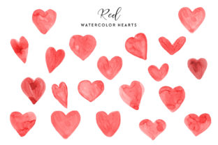 Red Watercolor Hearts: A Designer's Stitch Review